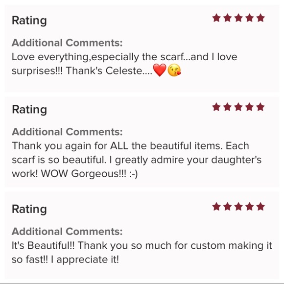 Handmade Crocheted Scarf - Picture 5 of 7